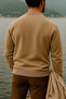 Men's Thick Crew Neck Casual Mink Sweater - 6