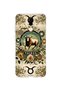 Huawei Mate 10 Lite Compatible Taurus Patterned Transparent Phone Case