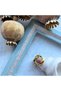 Powder Drop Stone Plated Ring I Me'Vintage Collection - 5
