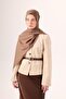 Cotton Liva Shawl Dark Mink Breathable Natural Textured 90X200 - 2