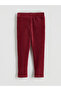 Vizyon New Season Elastic Waist Basic Girls' Velvet Leggings