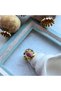 Powder Drop Stone Plated Ring I Me'Vintage Collection - 3