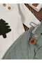 Quilted Salopet Turtleneck Corded Fabric Fabric Badi Hat with Embroidery Detail 3-Piece Winter Baby Boy Set - 3