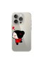iPhone 14 Pro Max Compatible Transparent Case Couple Garry 2 Designs