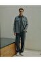 Long Sleeve Button Front Basic Anthracite Shirt