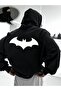 Unisex Kar Masked Ninja Fleece Sweatshirt Cardigan – 3 Thread Thick Fabric, Zippered O Oversized Model