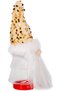 Christmas Box, Featuring Santa Claus with a Gold Hat, White-Gold - with Lid, Transparent, 7X19 cm - 3