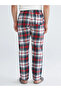 Standard Pattern Plaid Men's Pajama Bottom - 2