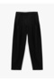 Normal Bel Regular Fit Black Women's Trousers 6Wak40143Pw - 3