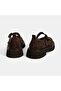 Women's Brown Adjustable Buckle Mary Jane Suede Casual Shoes - 8