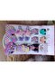 Labubu Themed Girl Baby Towel with Rattle Mixed Hairpin Set (14 Pieces)