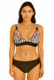 Tunnel Piped High Waist Slip Triangle Shaping / Sculpting Bikini Set - 2