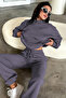 Women's Hooded Oversized Tracksuit Set with Elasticated Cuffs - 2