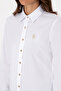 Women's White Long Sleeve Basic Shirt 50308024-Vr013 - 7