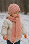 Hand Knitted Wool Children's Scarf Beanie Set |   2-6 Years Old |   Handmade Winter Set |   Warm Holder Winter Set I - 5