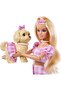 Twinning Looks Doll & Puppy Set with Pink Gingham Outfits & Accessories (Ages 3+) - 4
