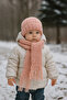 Hand Knitted Wool Children's Scarf Beanie Set |   2-6 Years Old |   Handmade Winter Set |   Warm Holder Winter Set I - 6