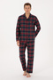 Men's Burgundy Pajama Set 50318614-Vr014
