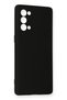 Reno 5 Pro Compatible Case Nano Velvet Silicone (125515) - Black - 2