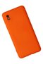 Galaxy A01 Core Compatible Case Nano Inside Velvet Silicone - Orange Zngzr - 3