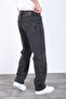 Men's Black Baggy Jeans - Wide Fit Casual Comfortable Denim Jean - 3