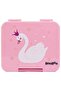 - Elite Mini 4 Compartment Leakproof Lunchbox - Princess Swan