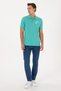 Men's Mint Regular Fit Polo Neck T-Shirt 50324903-Vr090 - 4