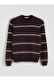 Esvab • Modern & Distinctive Zero Roba Collar Long Sleeve Striped Men's Knitwear Sweater - 6