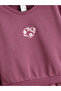 Crew Neck Long Sleeve Girl's Sweatshirt - 3