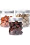 16 Ounce Clear PET Plastic Mason Jars - 6 Pack (Wide Mouth, Airtight) - 2