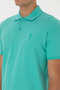 Men's Mint Regular Fit Polo Neck T-Shirt 50324883-Vr090 - 7