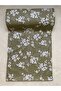 Solina 100% Cotton Green Floral Patterned Duvet Cover Sheet Fitted Sheet Meterage Fabric Wide Width |   100-240 cm
