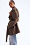 Handmade wool-blend coat
