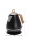 Electric kettle, black, - 3