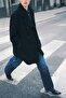 Double-breasted twill coat - 3