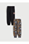 Rmz Gi̇yi̇m Farkiyla Boys' Pajama Bottoms with Waist Drawstring, 2-Piece - 2