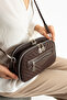 Women's Brown Medium Size 4 Compartment Stylish Crossbody and Shoulder Bag - 2
