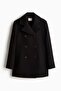 Double-breasted twill coat - 5