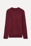Men's Beige Color Polo Collar Knit Sweater - 2