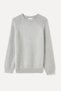 Men's Gray Blue Flared Crew Neck Sweater