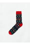Giyçık Store's Navy Blue New Year Themed Men's Boxer Shorts and Socks - 3