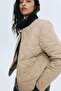 Quilted corduroy-collar jacket - 4