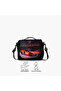 Graphic Print Lunch Bag with Detachable Strap and Zip Closure - 4