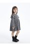 Lcw Baby Anthracite Crew Neck Long Sleeve Baby Girl Dress