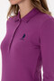 Women's Violet Basic Polo Neck Sweatshirt 50307755-Vr037 - 7