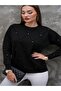 Baklava Pattern Stone Embroidered Sweater