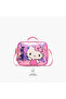 Hello Kitty Print Lunch Bag with Adjustable Strap and Zip Closure - 4