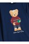 Özmarka New Season Bear Teddy Printed Boys' Pajama Set Family Combination - 3