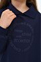 Girl's Printed Oversized Polo Neck Long Sleeve Dress - - 4