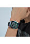 ساعة رجالية تناظرية سوداء بسوار من الجلد الأصلي | GW0202G5 | 42 مم - 5